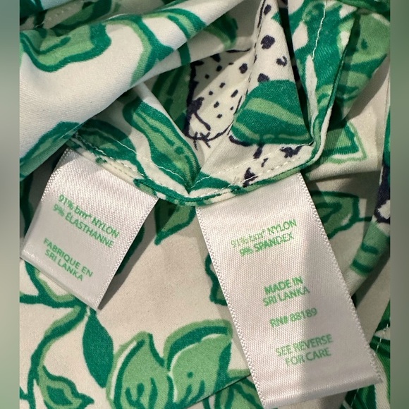 NWT! Lilly Pulitzer Kindra UPF 50+ Dress in Fiddle Leaf Green Lil Escape Plan - Picture 9 of 14